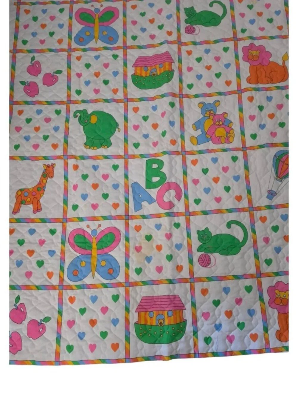 General Greetings Co. Fabric By F.C.I. BABY QUILT PANEL 48